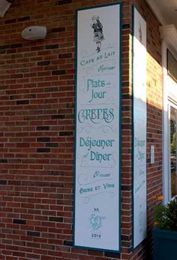 restaurant sign