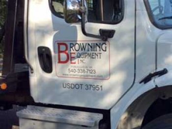 Browning Equipment truck