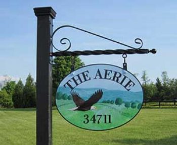 farm sign post